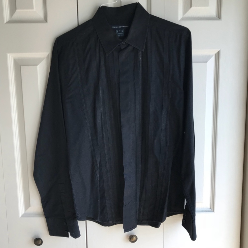 French Connection Button Down Long Sleeve Shirt - Picture 1 of 3
